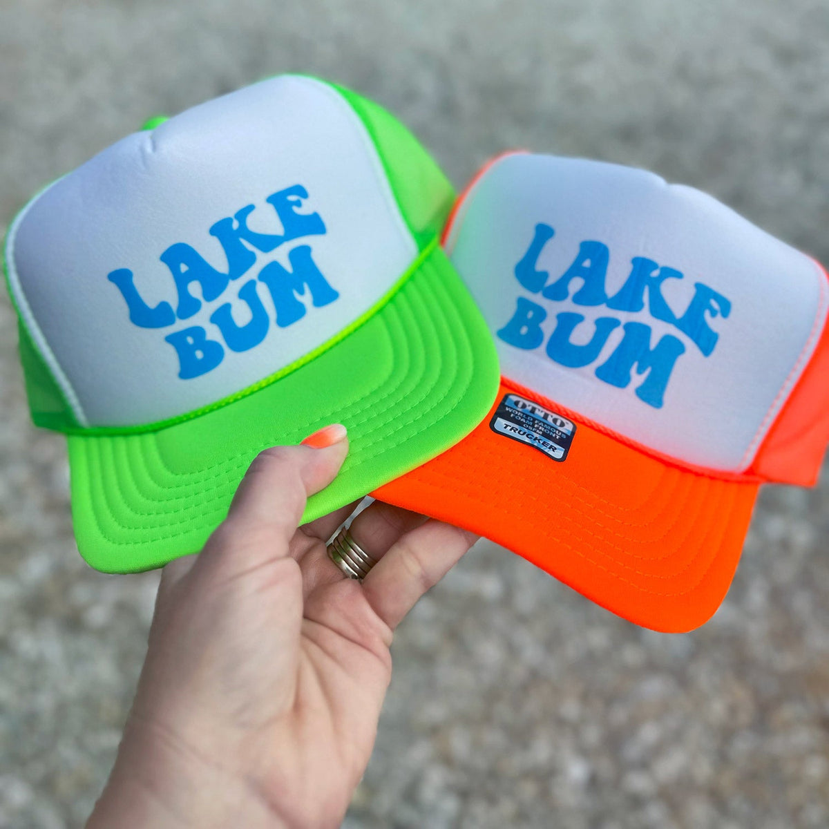 Lake Bum  Hat allow 7 days to process + shipping time
