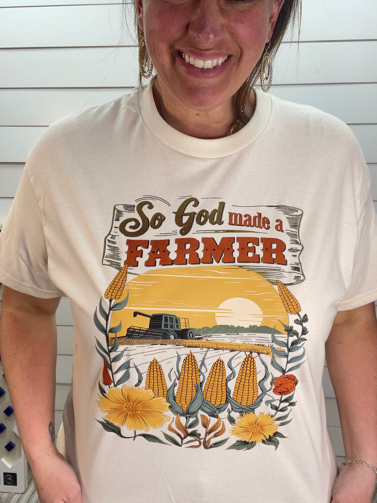 SO GOD MADE A FARMER GRAPHIC TEE