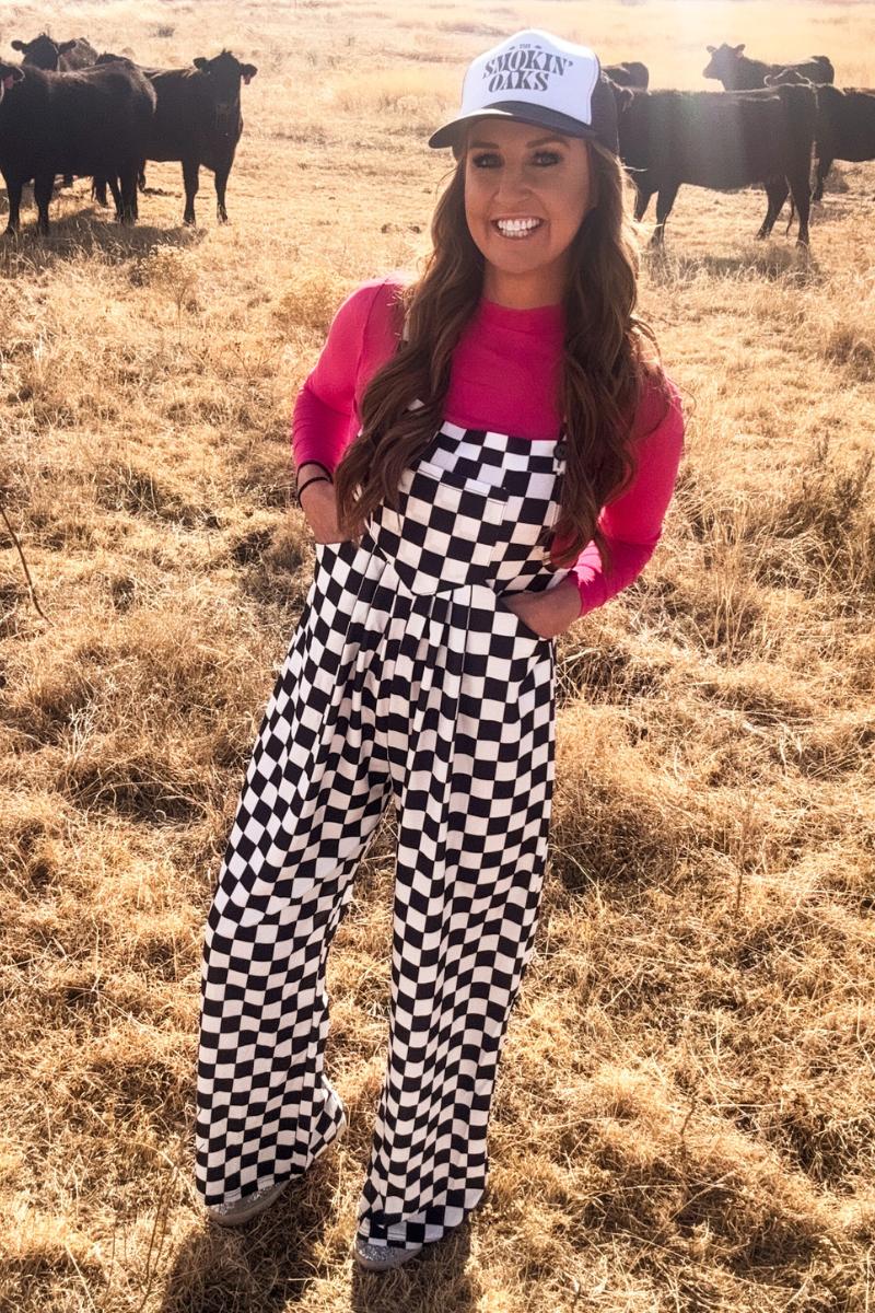 Sterling Kreek - Round The Track Jumpsuit: XS