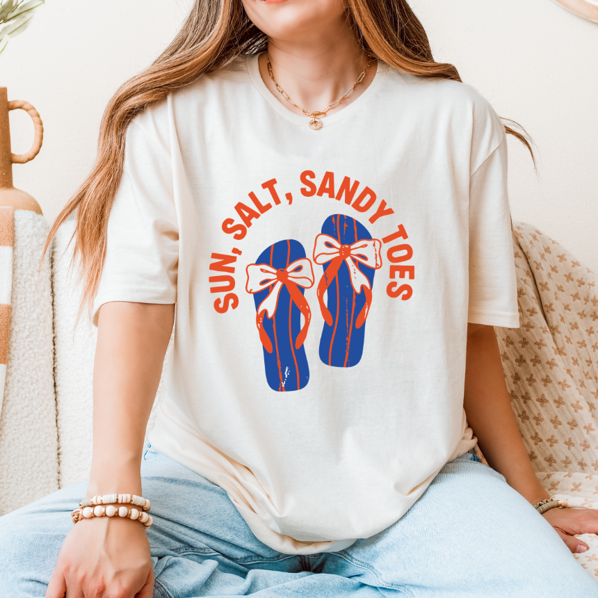 SUN, SALT AND SANDY TOES GRAPHIC