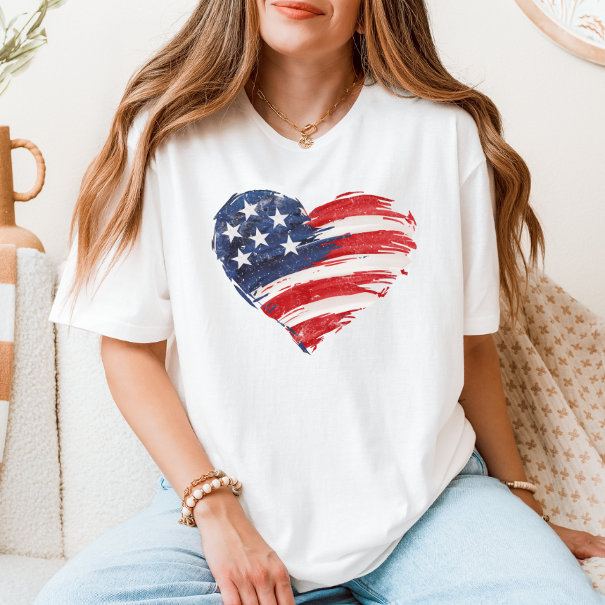 **FINAL SALE** FLAG/HEART