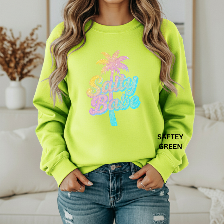 SALTY BABE GRAPHIC SWEATSHIRT