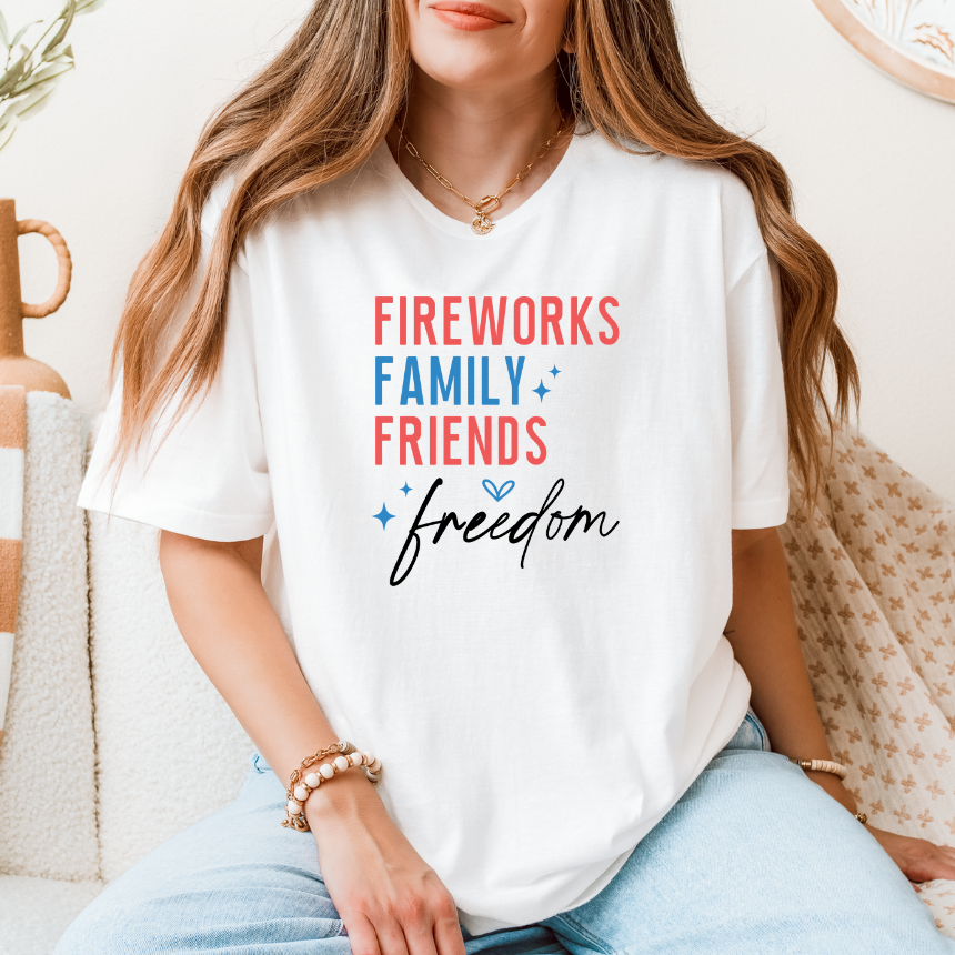 **FINAL SALE** FIREWORKS/FAMILY/FRIENDS