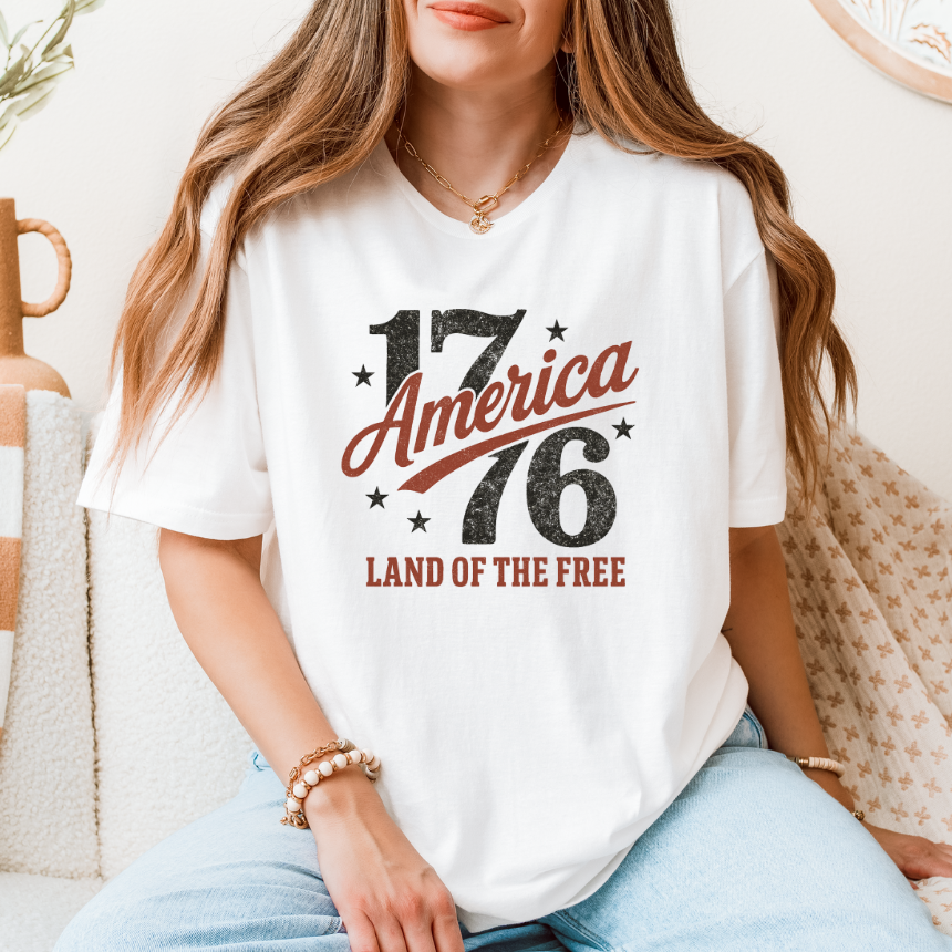 **FINAL SALE** 1776 AMERICA (CHARCOAL)
