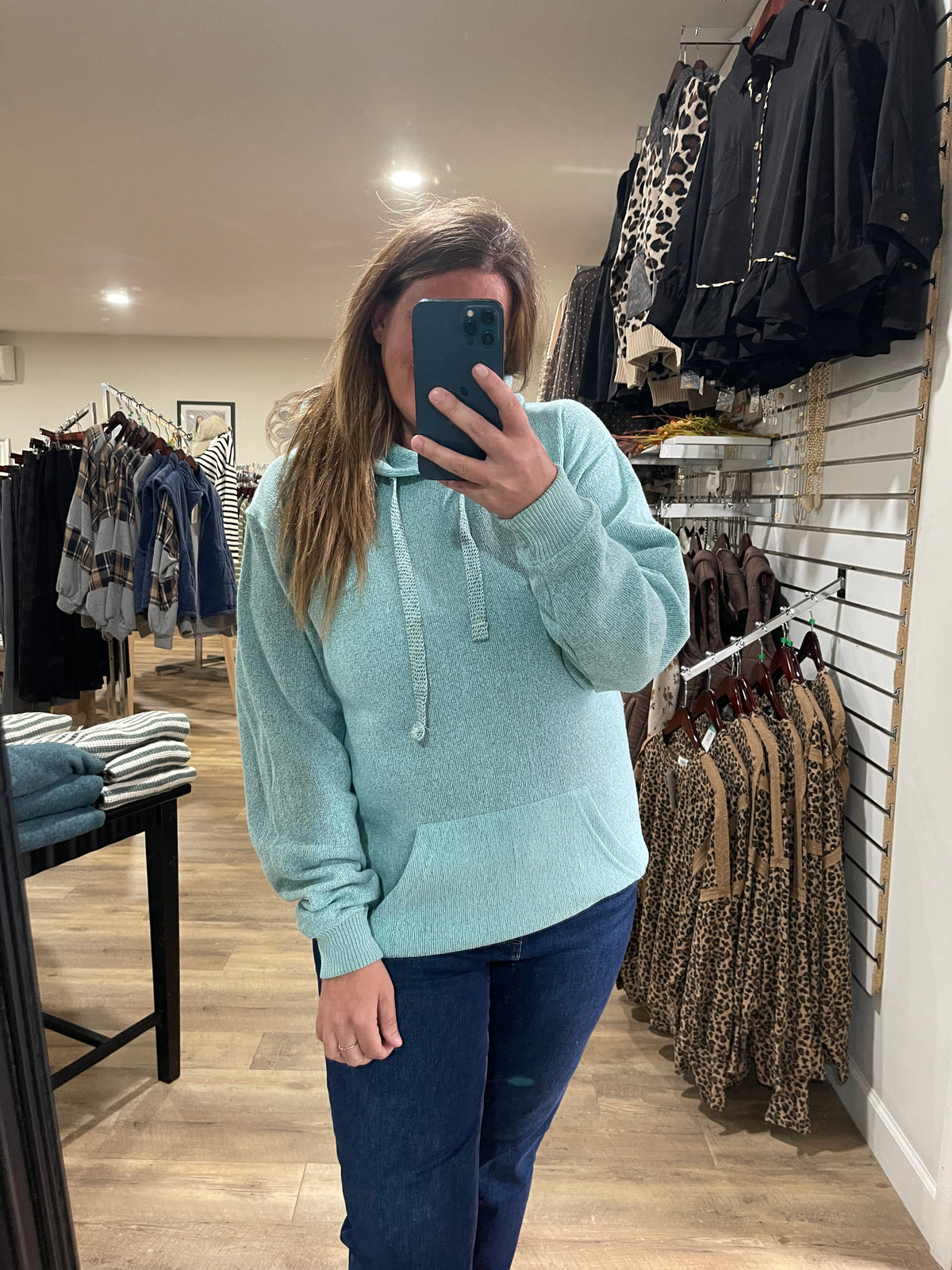 SEAGRASS  Nantucket Fleece Hooded Pullover