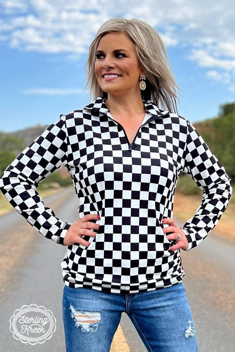 Sterling Kreek - Round The Track Pullover: XL