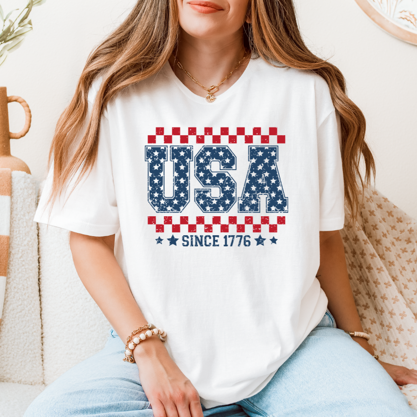**FINAL SALE** USA STAR/CHECK SINCE 1776