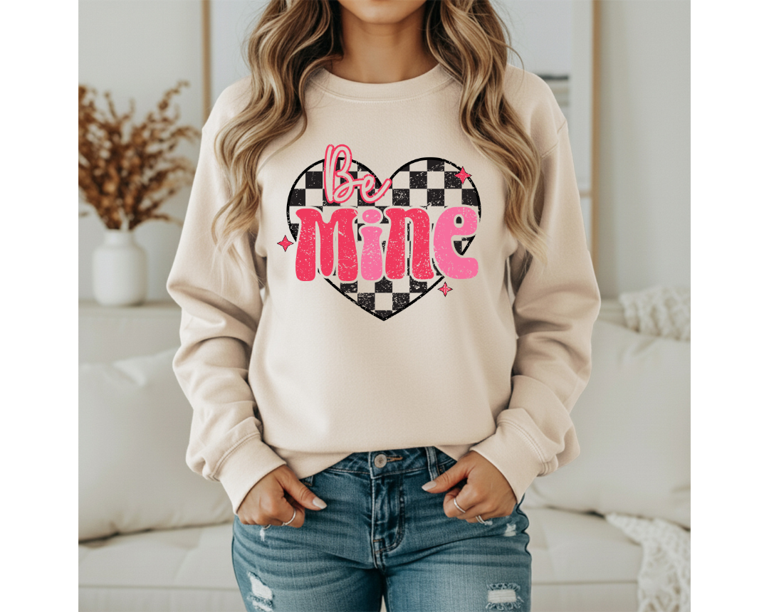 CHECKERED BE MINE SHORT SLEEVE TEE