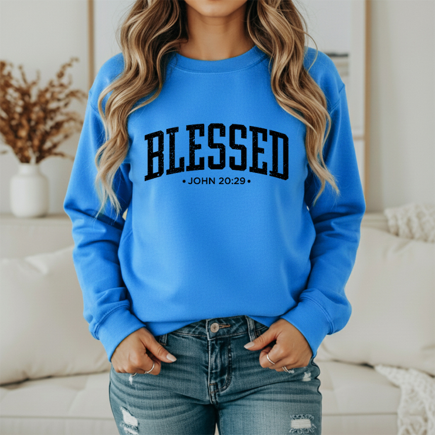 BLESSED GRAPHIC SWEATSHIRT