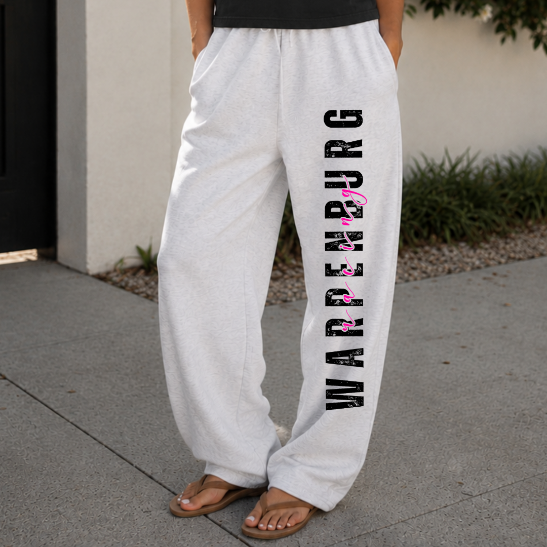 ADULT Unisex Open-Bottom Sweatpants - CUSTOM NAMES