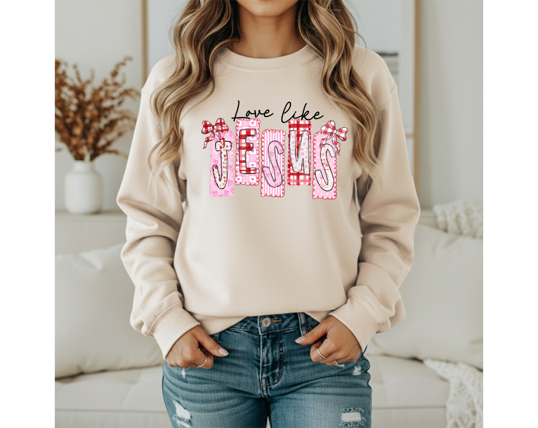 LOVE LIKE JESUS MULTI COLOR SHORT SLEEVE TEE