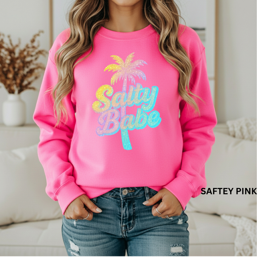 SALTY BABE GRAPHIC SWEATSHIRT