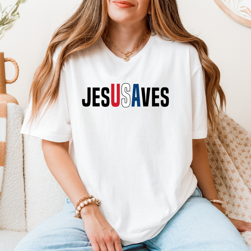 **FINAL SALE** JESUS SAVES T-SHIRT