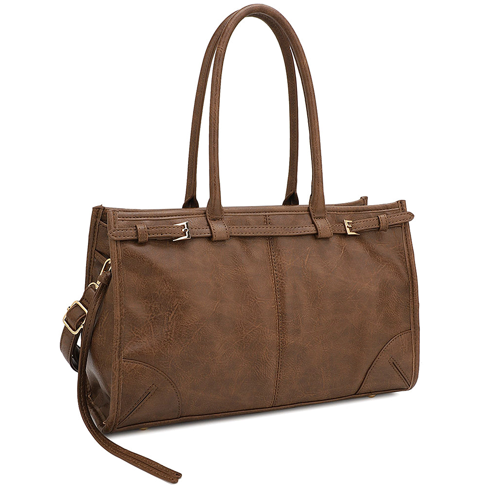 STONE PLAIN SMOOTH TOTE BAG