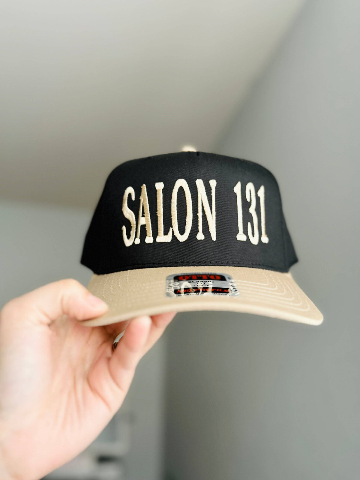 Southern N Savvy - Custom Solid Embroidered Hat: Solid Black