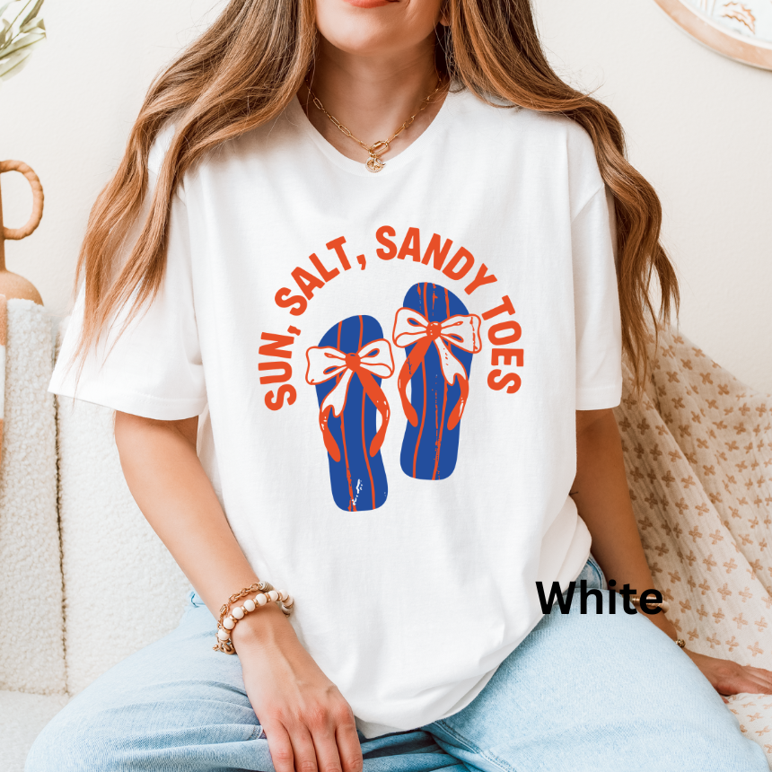 SUN, SALT AND SANDY TOES GRAPHIC