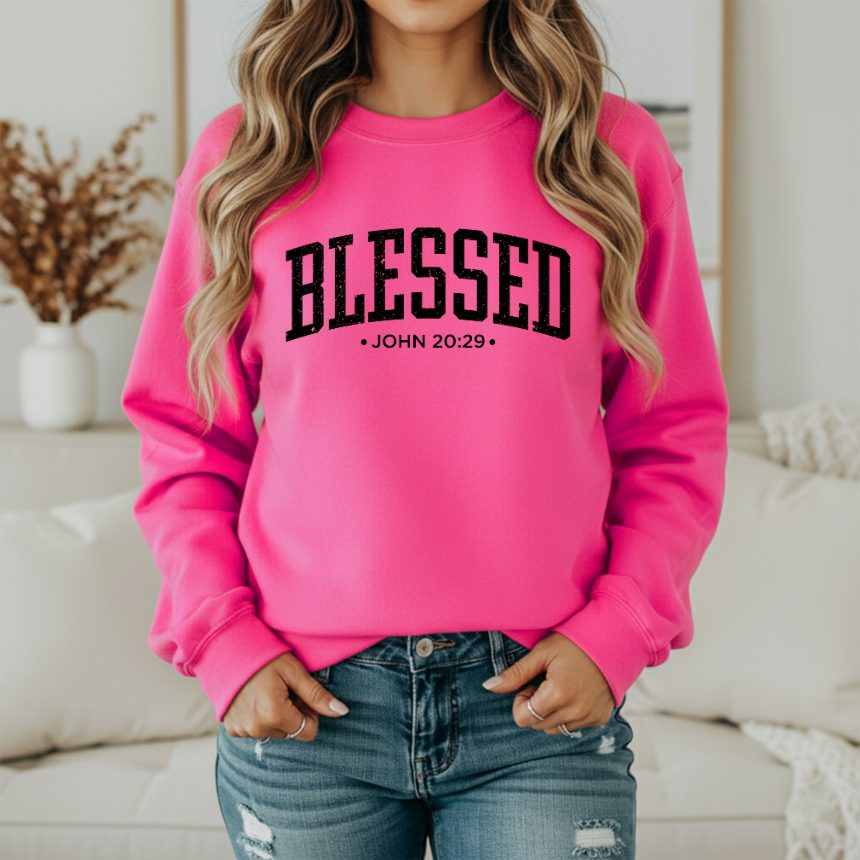 BLESSED GRAPHIC SWEATSHIRT