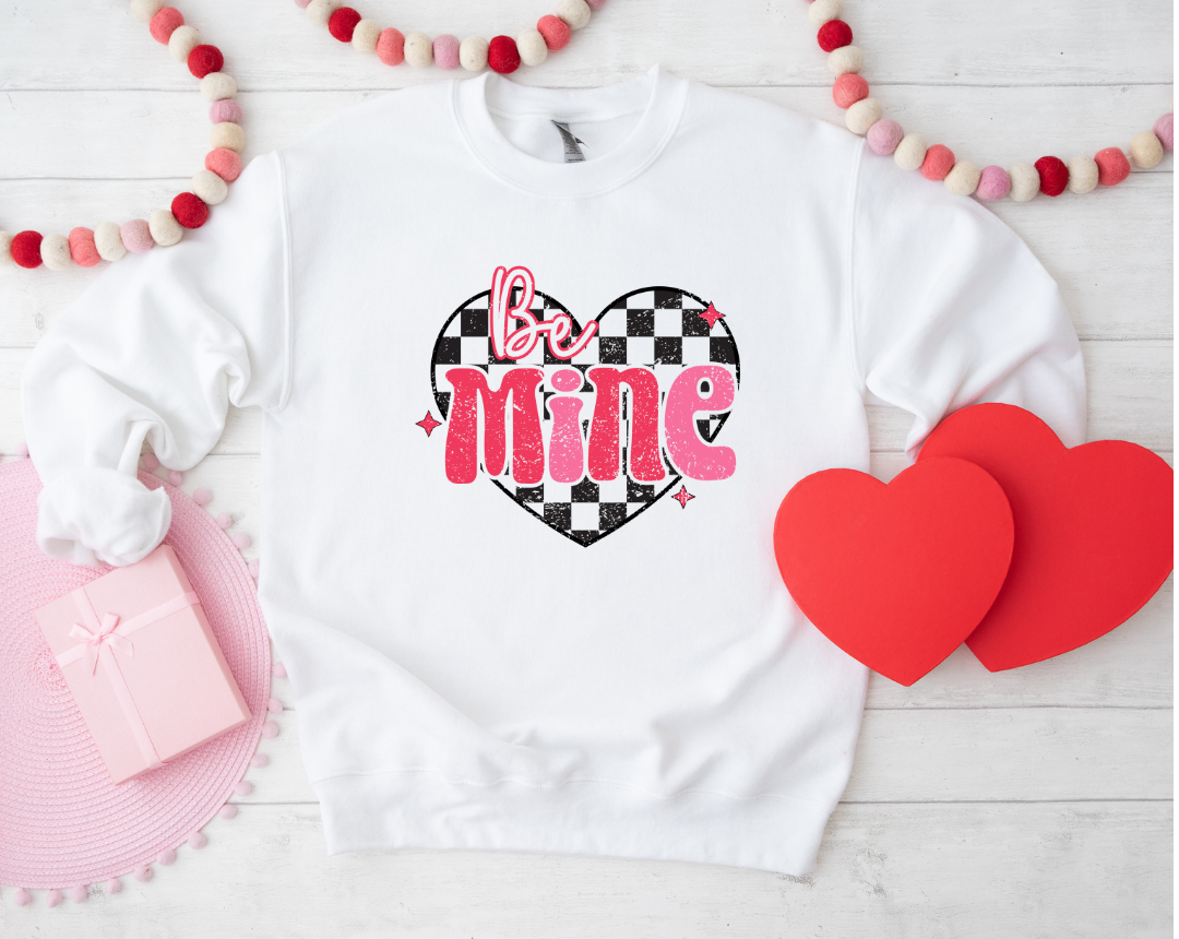 CHECKERED BE MINE SHORT SLEEVE TEE