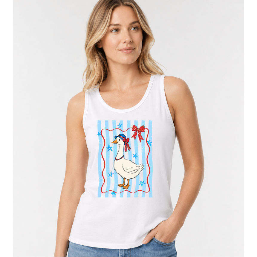 FINAL SALE TANK*** STRIPED GOOSE