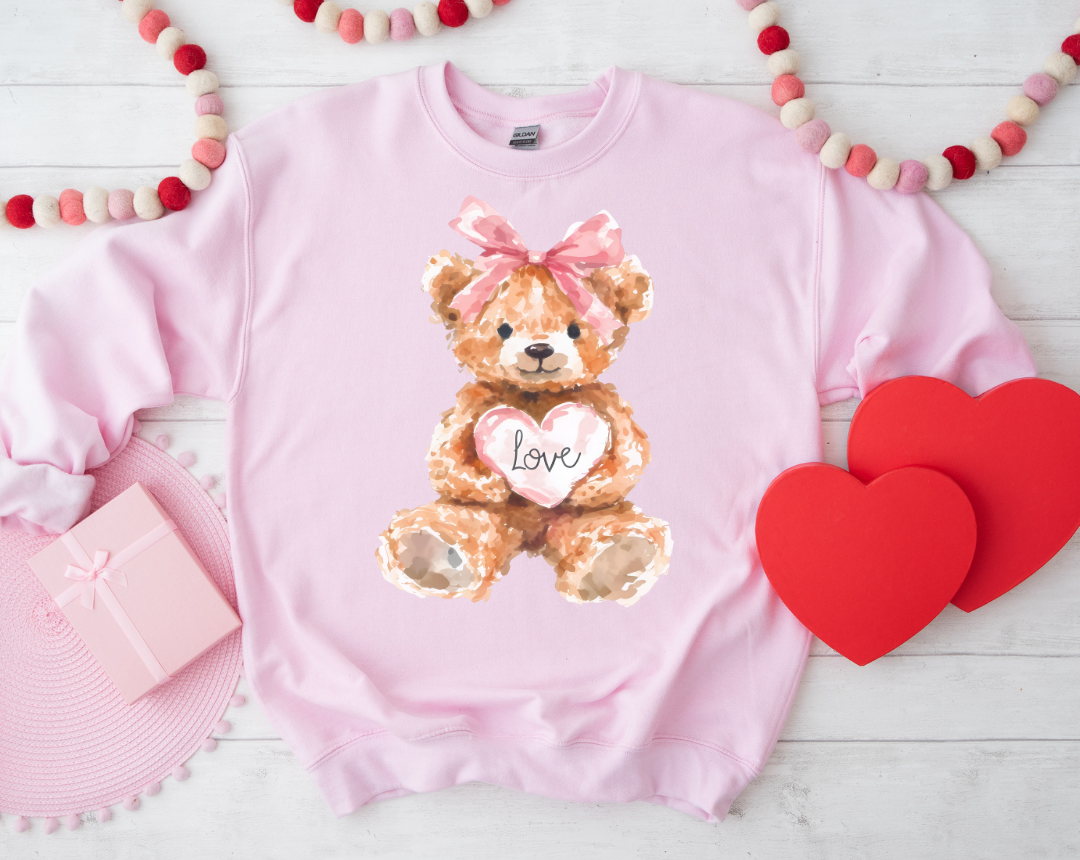 TEDDY BEAR GRAPHIC SHORT SLEEVE TEE