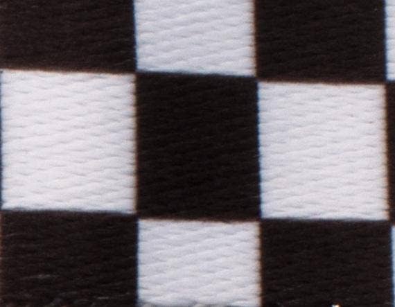 Bully Bows - Black And White Checkered Dog Harness: Medium