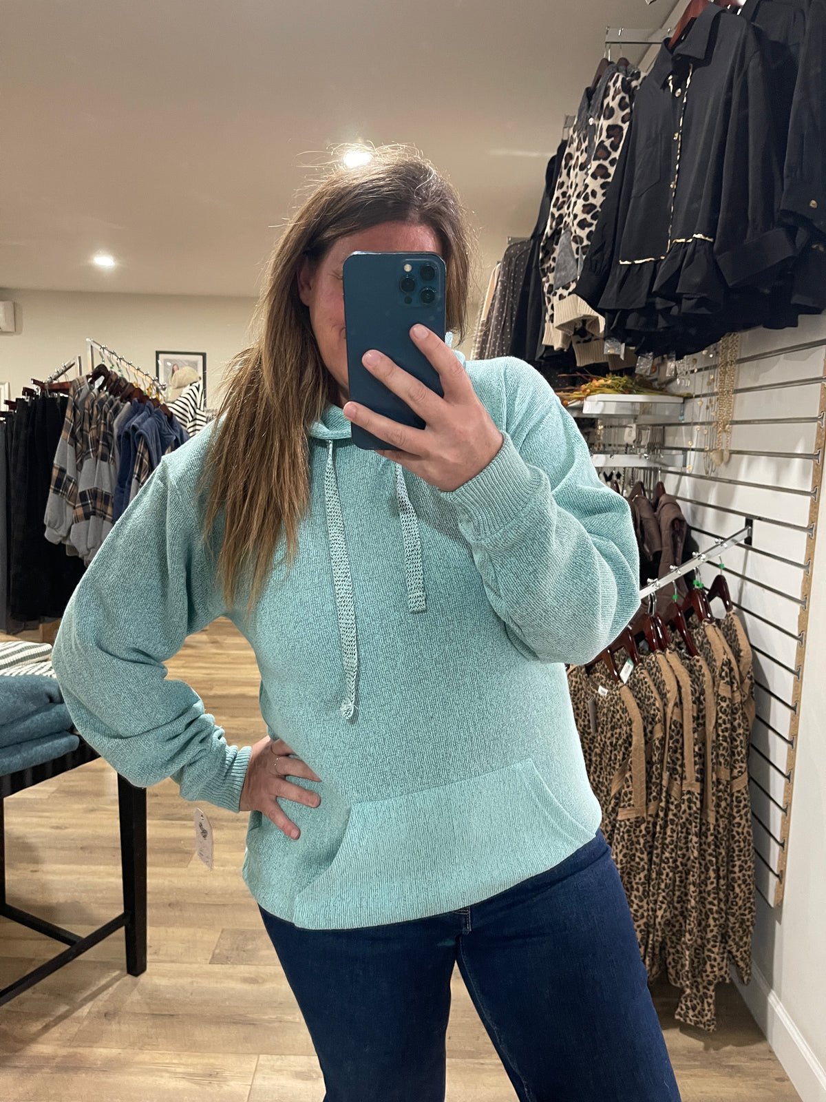 SEAGRASS  Nantucket Fleece Hooded Pullover