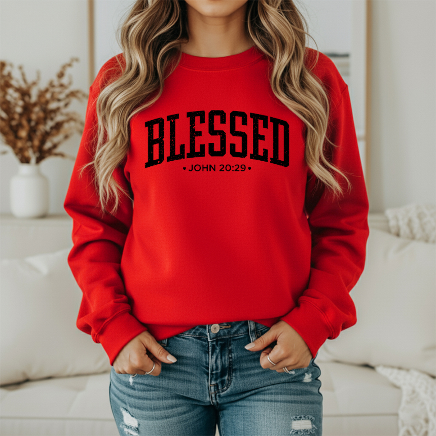 BLESSED GRAPHIC SWEATSHIRT