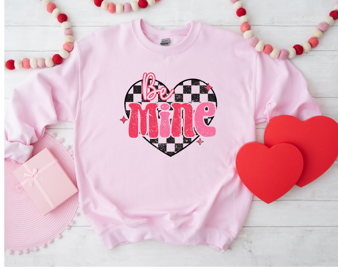 CHECKERED BE MINE SHORT SLEEVE TEE