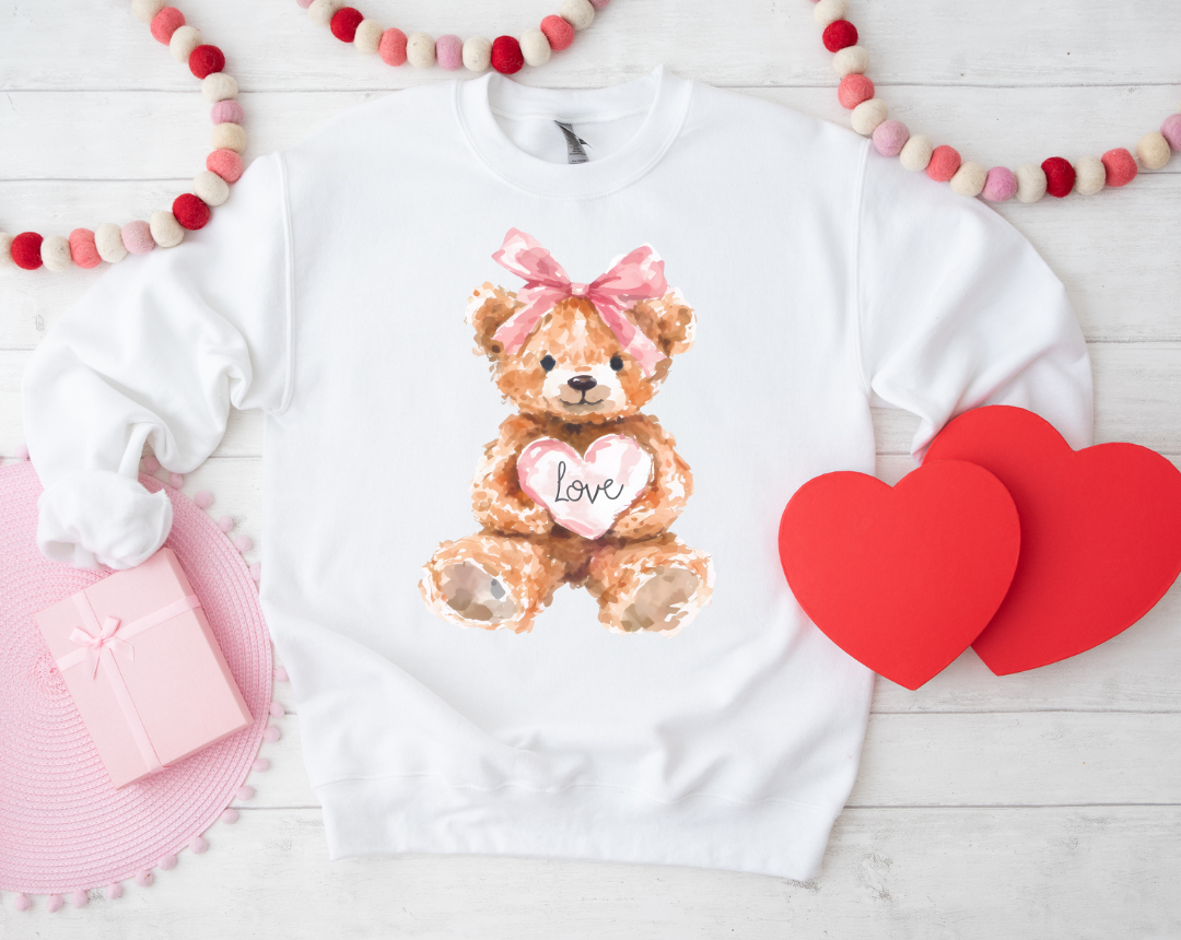 TEDDY BEAR GRAPHIC SWEATSHIRT