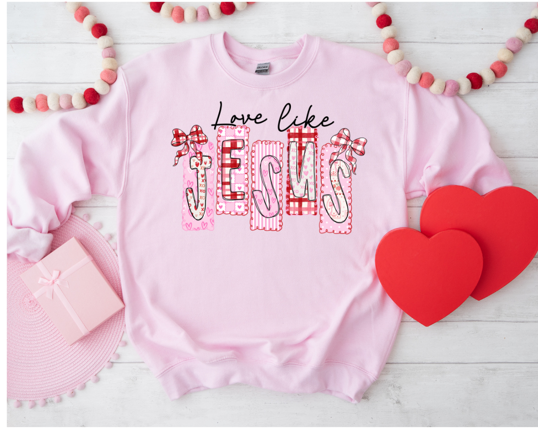 LOVE LIKE JESUS MULTI COLOR SHORT SLEEVE TEE