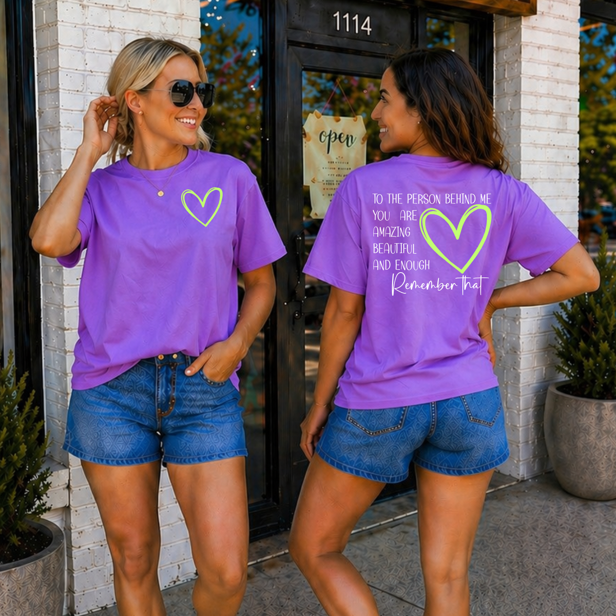 COMFORT COLORS TO THE PERSON BEHINE ME TEE