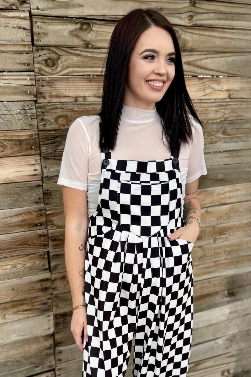 Sterling Kreek - Round The Track Jumpsuit: XS