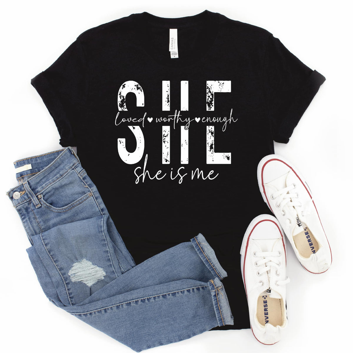 She is me GRAPHIC TEE allow 7 days to process + shipping time