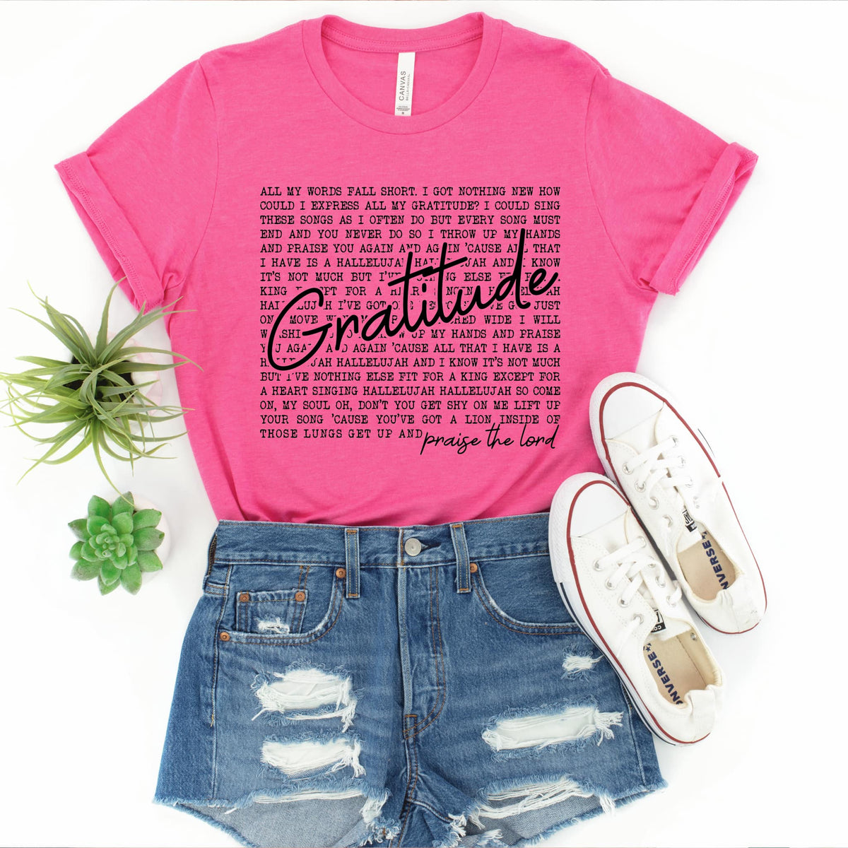 Gratitude  Graphic Tee - allow 7 days to process + shipping time
