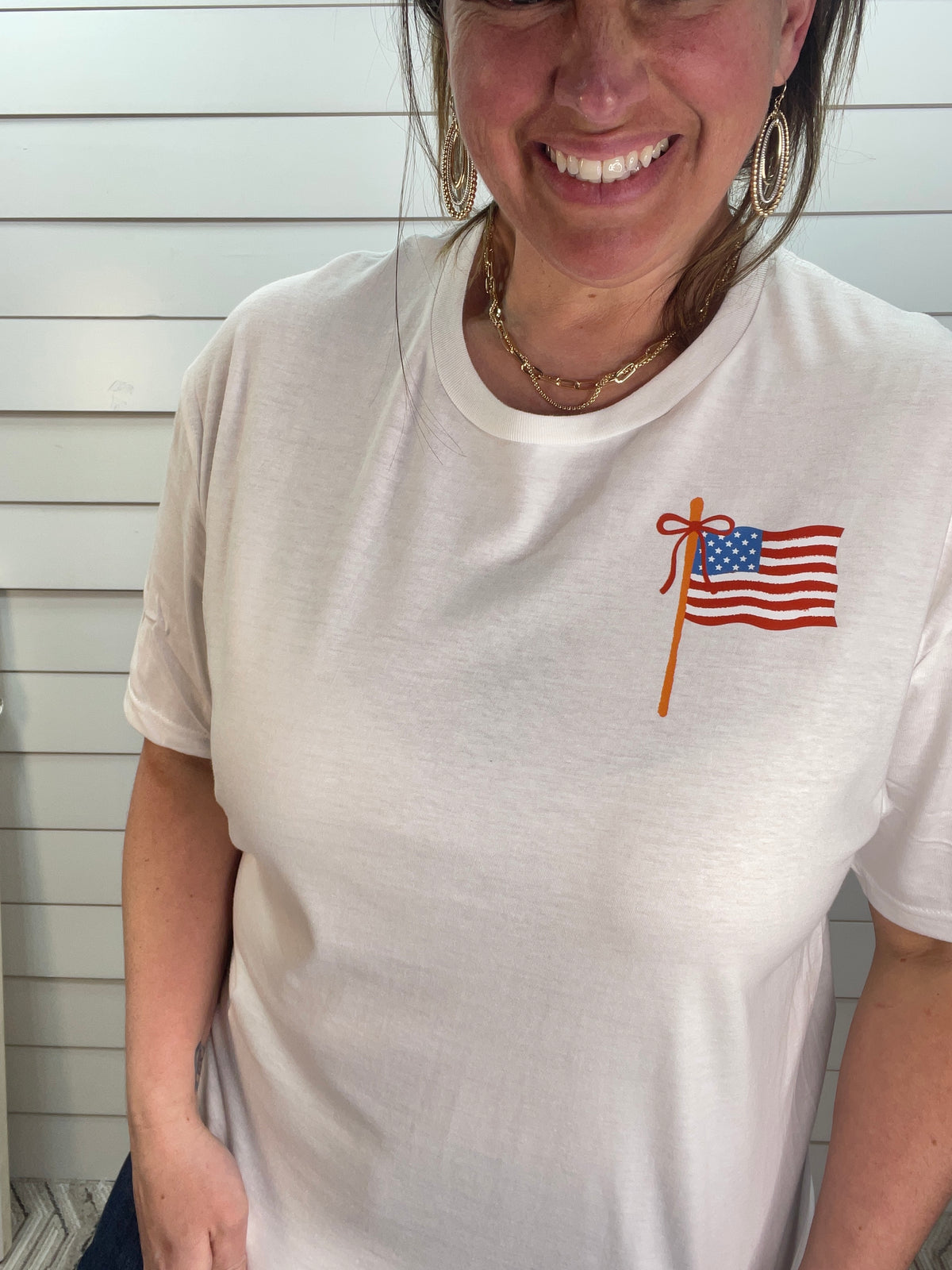 GOD BLESS THE USA GRAPHIC TEE