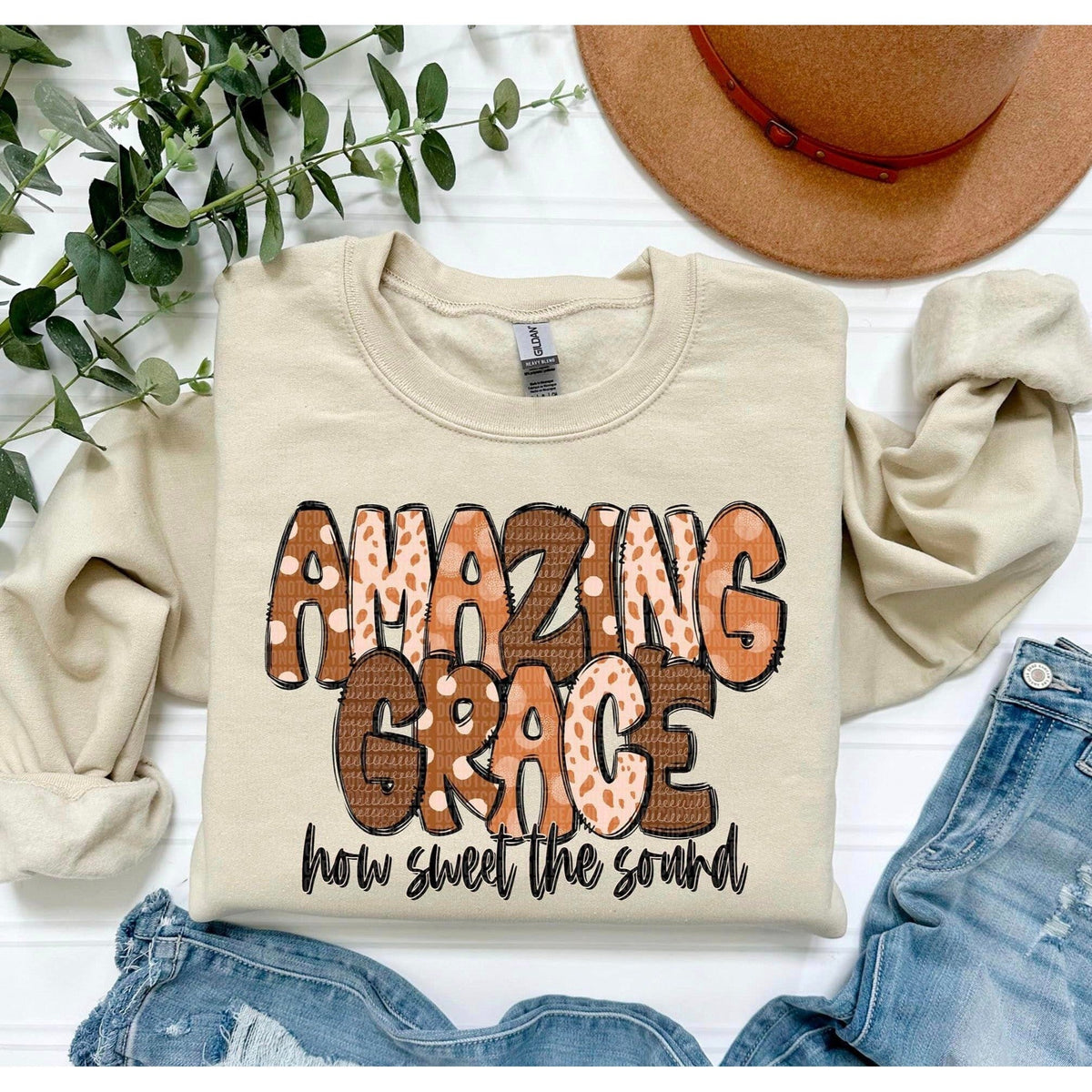 PREORDER:Doodle Amazing Grace Sweatshirt ETA 15 BUSINESS DAYS