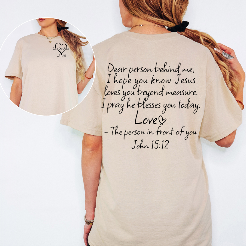 LOVE LIKE JESUS GRAPHIC TSHIRT