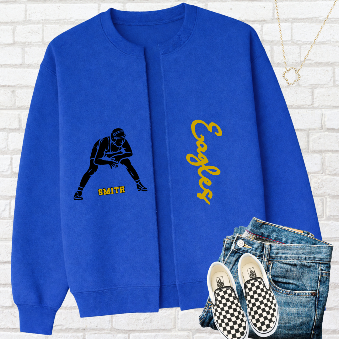 WRESTLING Custom Split Cardigan