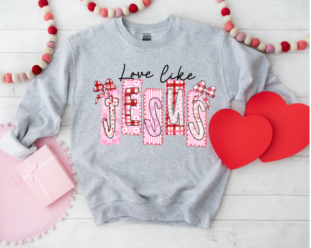 LOVE LIKE JESUS MULTI COLOR SHORT SLEEVE TEE