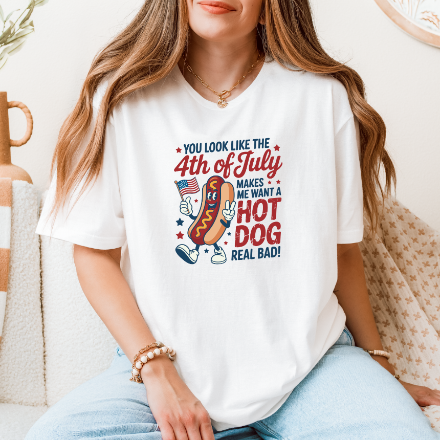 **FINAL SALE** YOU LOOK LIKE THE 4TH OF JULY HOT DOG