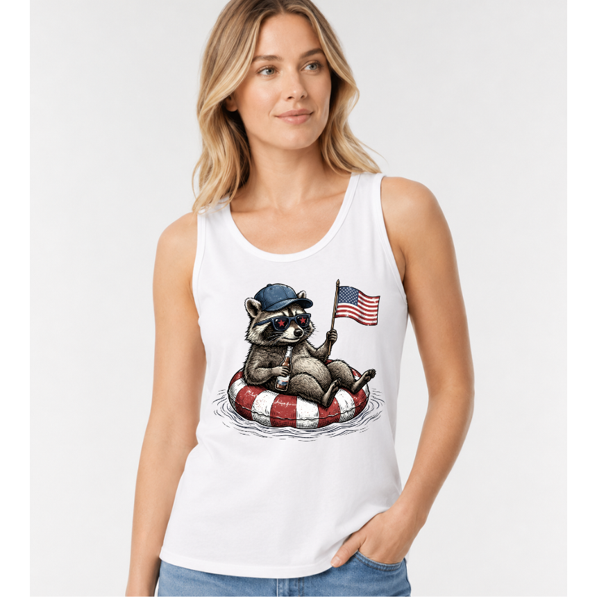 FINAL SALE TANK*** RACCON FLOAT