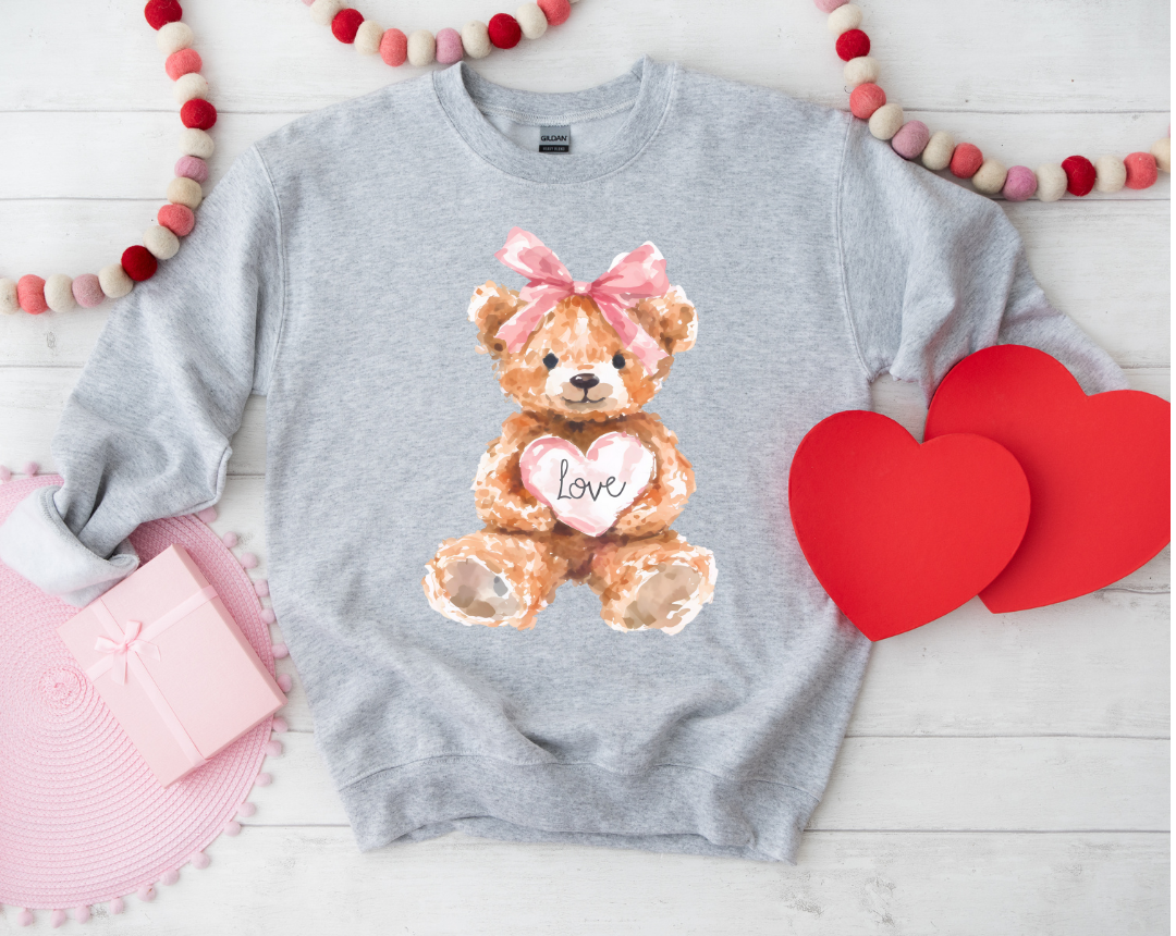TEDDY BEAR GRAPHIC SWEATSHIRT