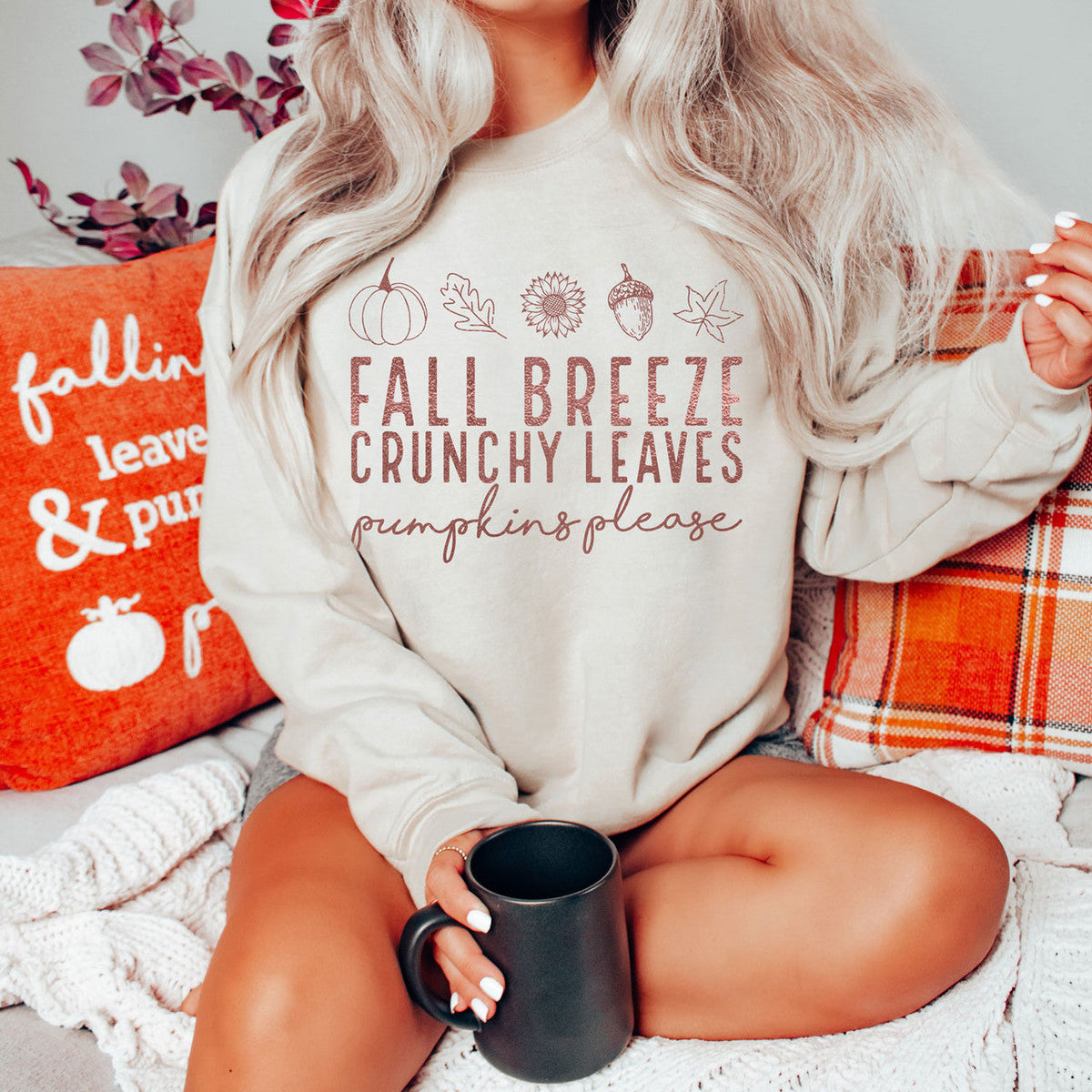 PREORDER: FALL BREEZE CRUNCHY LEAVES Sweatshirt ETA 15 BUSINESS DAYS