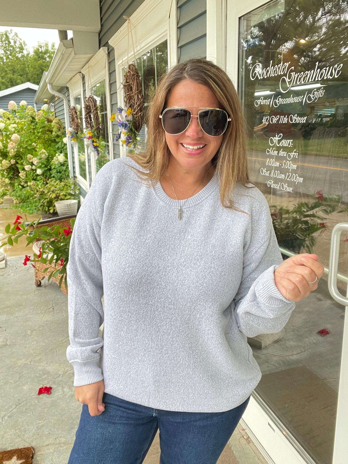 SALT AND PEPPER Nantucket Fleece Crewneck Pullover