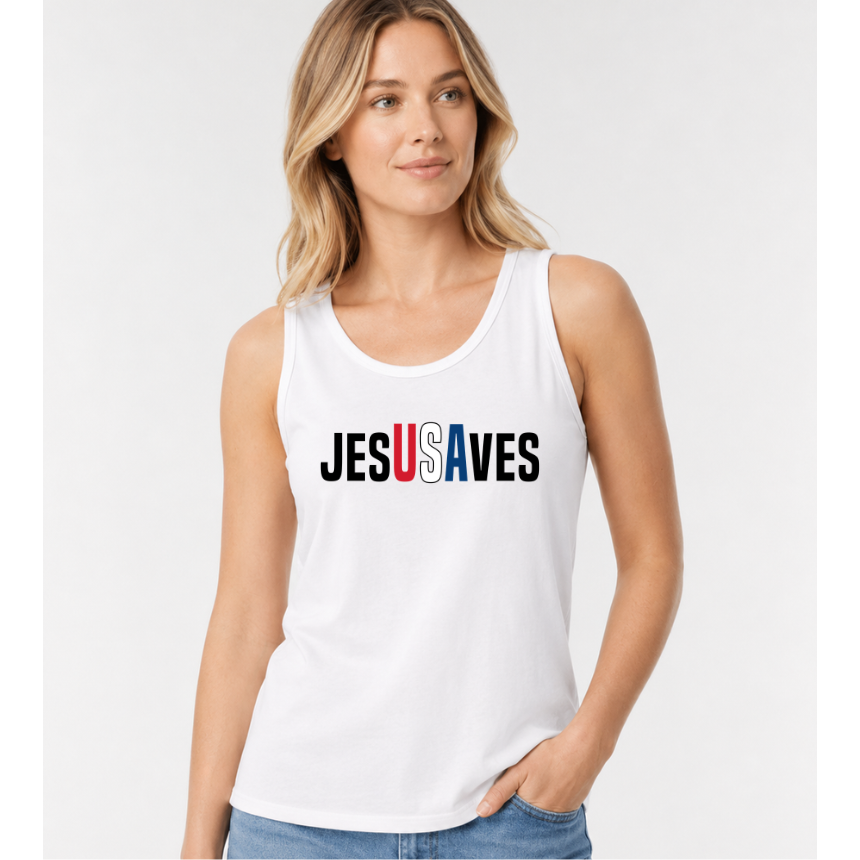 FINAL SALE TANK*** JESUS SAVES