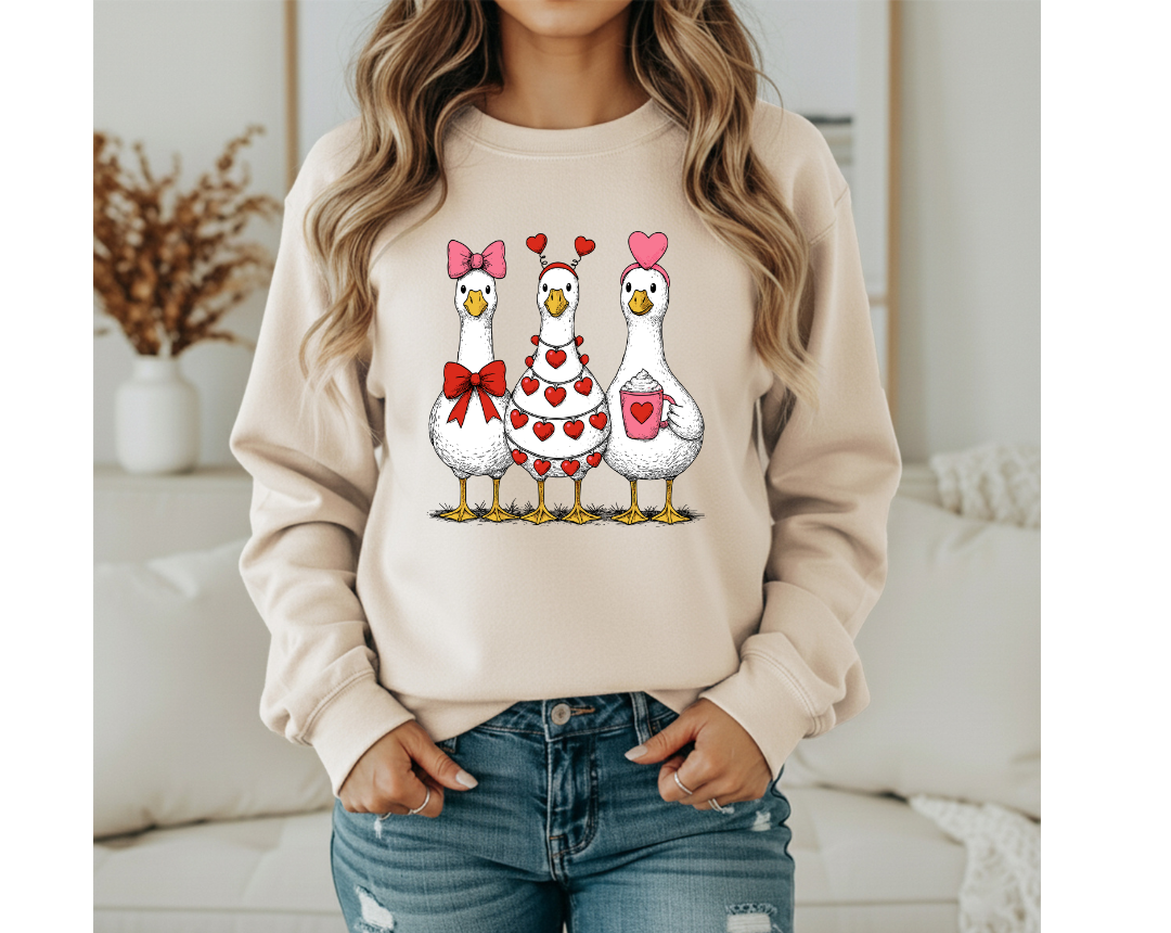 TRI GOOSE VALENTINE - SWEATSHIRT