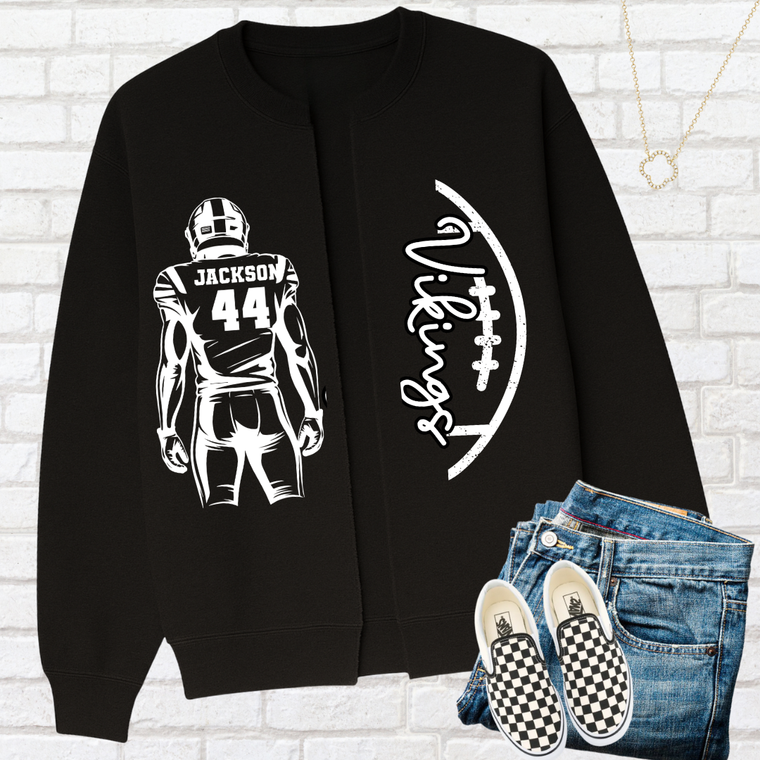 Football Custom Split Cardigan