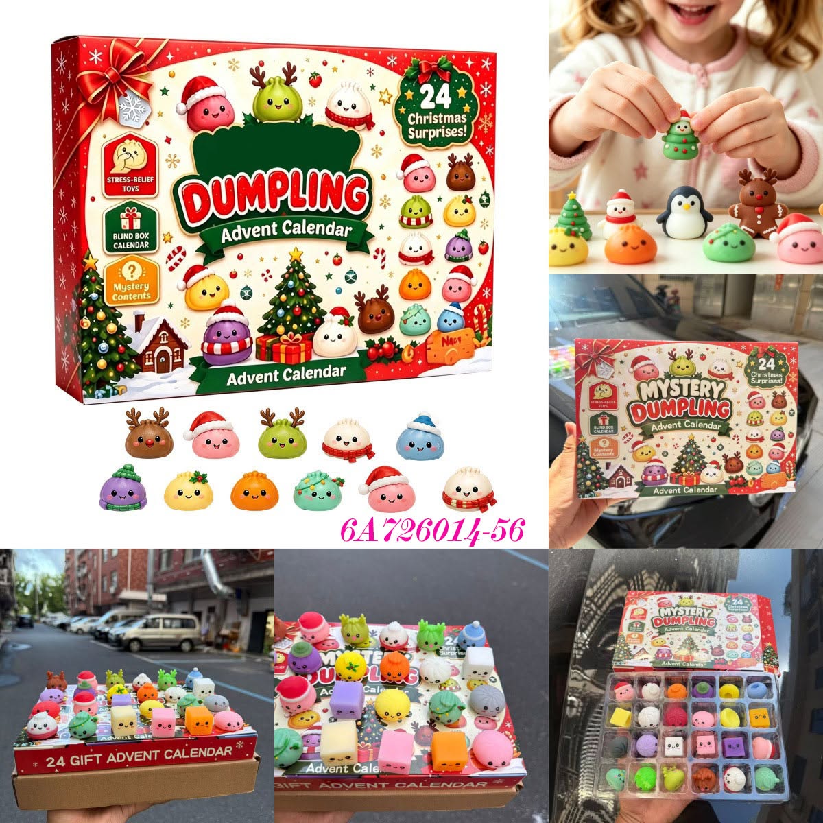 PREORDER: SQUISHY ADVENT CALENDER - ARRIVES 1ST OF NOV