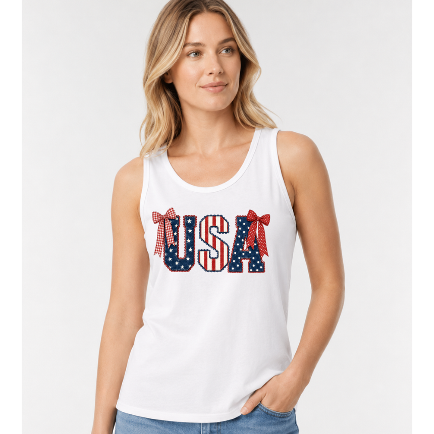FINAL SALE TANK*** USA NAVY STARS AND STRIPES
