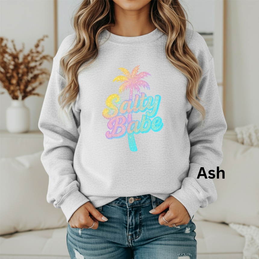 SALTY BABE GRAPHIC SWEATSHIRT